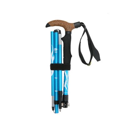 China New Carbon EVA Folding Mountaineering Trekking Camping Walking Poles for sale