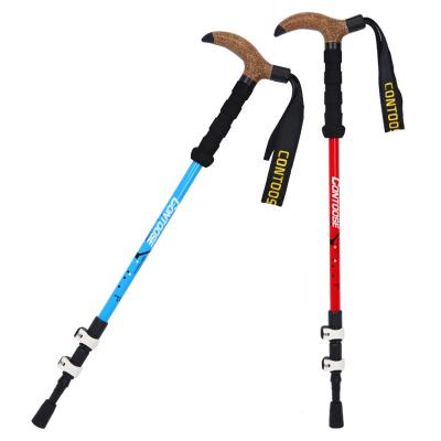 China Cork / EVA Factory Price Mountain Promotion Portable Lightweight Trekking Pole for sale