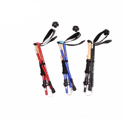 China EVA Hiking Poles Walking Foldable Nordic Trekking Poles for sale