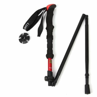 China EVA Trekking Pole Mountain Hunting Aluminum Climbing Poles for sale