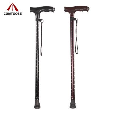 China EVA Wholesale outdoor camping defense tools carton display cane increasing chair portable walking stick for sale