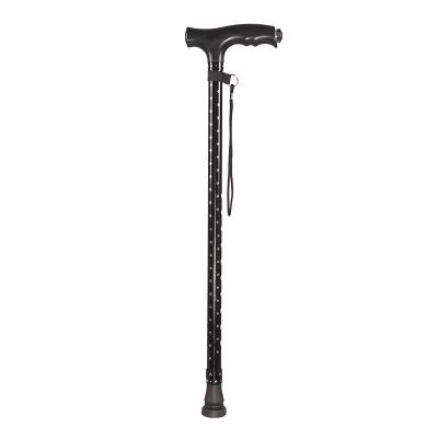 China Plastic Handle (with LED Lights) with LED Light Carbon Fiber Expanding Deluxe Walking Stick for sale