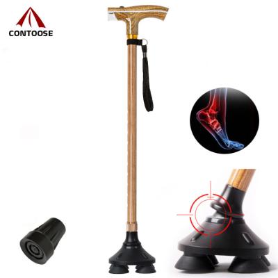 China Plastic (with LED lights) the oldmen to travel portable multifunctional sports walking stick for sale