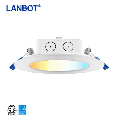 China ETL 4 Inch 9w 6 Inch Modern LED All-in-One Downlight 15w LED Slim Round Panel Light for sale