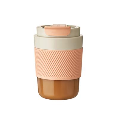 China 2022 Viable New Style Coffee Tumbler Travel Coffee Cup With Lid 350Ml 350Ml Coffee Mug Colorful Customization for sale