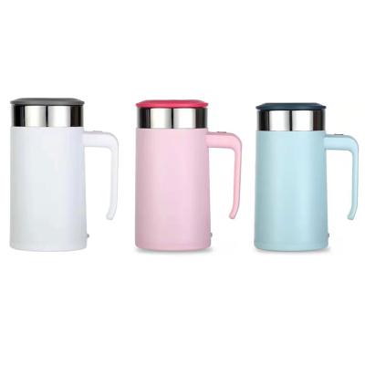 China 2022 Sustainable Fashionable Coffee Tea Drink Mug To Go Glass Travel Mugs Coffee Mugs 450Ml for sale