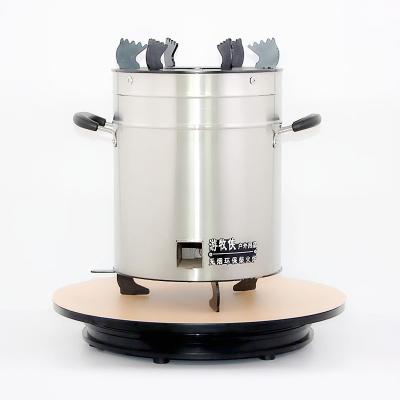 China Outdoor Product Portable Folding Wood Burning Stove Windproof Mini Stainless Steel Firewood Stove for Outdoor Camping for sale