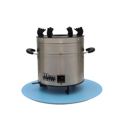 China Modern Hot Selling Stainless Steel Portable Outdoor Home Camping Wood Stove for sale