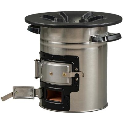 China Outdoor Product Camping Wood Stove Portable Mini Wood Burning Stove Outdoor Firewood Stove For Cooking for sale