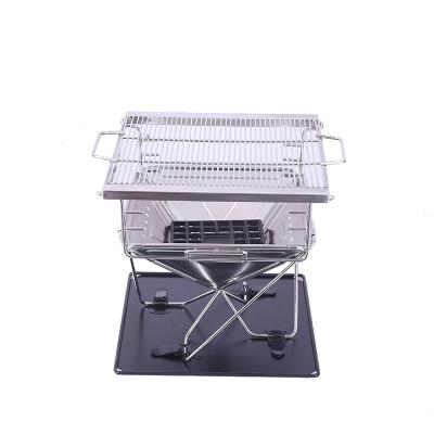 China Adjustable Height Outdoor Camping Charcoal Grill Bbq Adjustable Vertical Durable Bbq Grill For Travel for sale