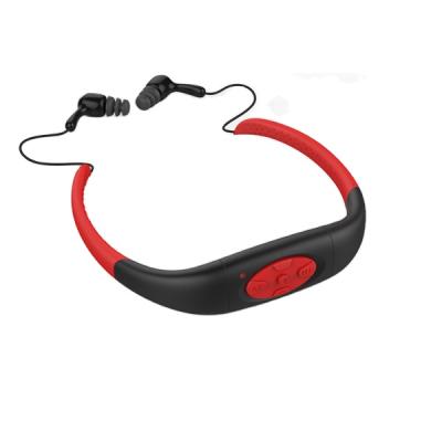 China Super Headset Factrory Sport Mp3 Headset 4GB IPX8 Swimming Waterproof Earphones for sale