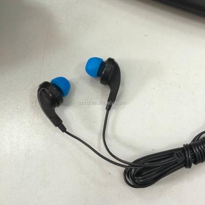 China Aviation Cheapest Disposable Perfect Noise Airline Headphones Earbuds With Factory Price for sale