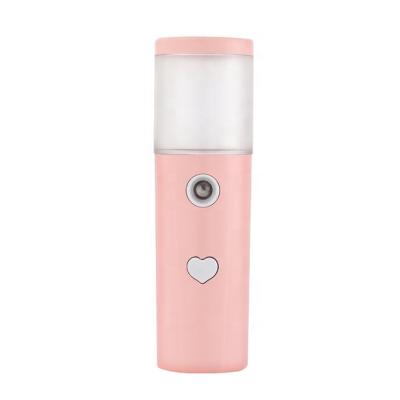 China Portable DEEP CLEANING Nano Charging Water Replenishing Beauty Device Handheld Spray Face Steaming Humidifier for sale