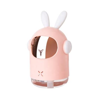 China DEEP CLEANING Space Rabbit Car Room Skin Humidifier USB Charging Portable Night Light Atomizer Air Humidifier for sale