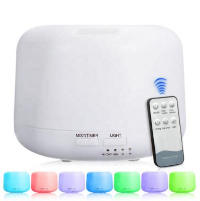 China Remote Control Essential Oil Ultrasonic Atomizer Machine Aromatherapy 300ml Night Light Humidifier Colorful Aromatherapy DEEP CLEANSING Lamp for sale