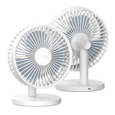 China USB Bedside Mini Portable Handheld Low Decibel Charging Fan 202 Dormitory Desktop Mute Large Plastic Fan for sale