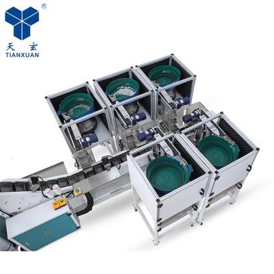 China Commodity Automatic Screw Bowl Feeder Vibration Packing Line with Vertical Packing Machine for sale