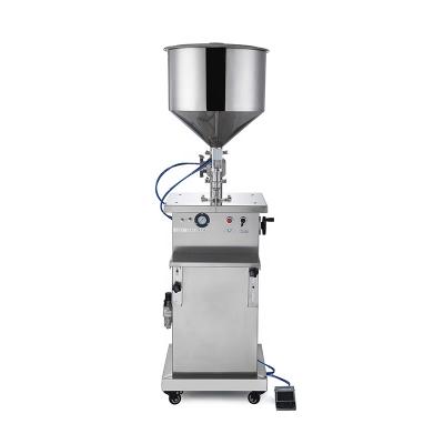 China Pneumatic Wax filling machine shampoo cosmetics heating and stirring quantitative filling machine for sale