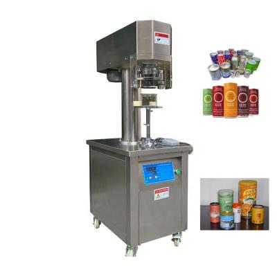 China YTK-LT100 canning closing seamer semi automatic tin soda beer pop can sealing machine for sale