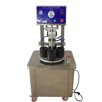 China Automatic Glass Jar Vacuum Capping Machine Glass Bottle Capping Machine for sale