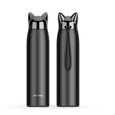 China Cute Animal Shape Eco-friendly Keep Hot And Cold Stainless Steel Vacuum Flask Tumbler Mugs for sale