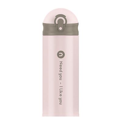 China Eco-friendly 350ml Vacuum Thermos Flask Bounce Stainless Steel Hot Water Bottle for sale