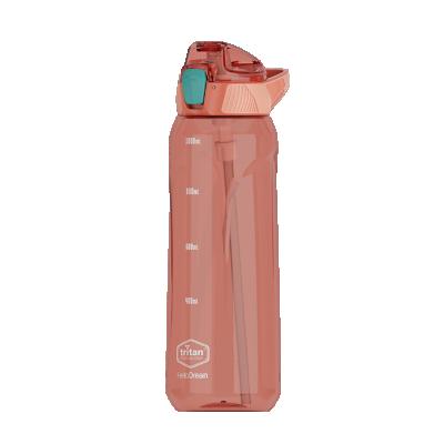 China CLASSIC Tritan Water Bottle Bottle X&W 1L Plastic Water Bottle With Straw for sale