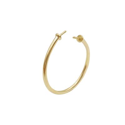 China 14K Real Gold Ring Findings Wholesale Trendy Sample Real 14K Gold Accessory Unique Design Jewelry For Women for sale