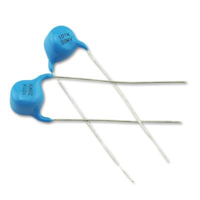 China LORIDA Shenzhen Factory Immersion 101k 1kv 222k 2kv High Voltage Blue 224 Ceramic Capacitor Communication/Electronics/Ignition Capacitor 20kv 101K 100PF 10% for sale