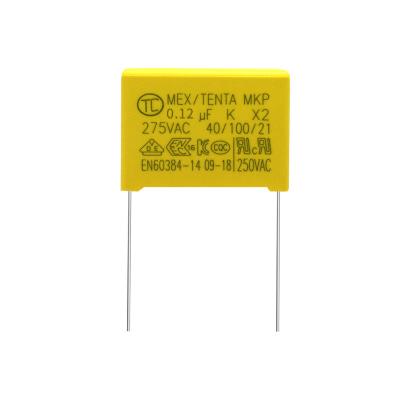 China Good functions 275v standard mkp capacitor wholesale 125K 310V 1.2uf x2 Lorida polypropylene film capacitor for sale