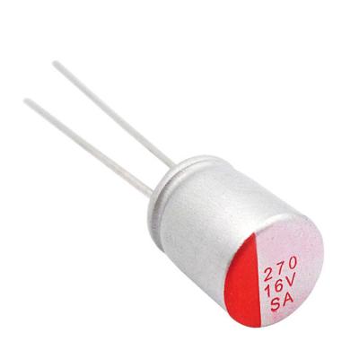 China LORIDA manufacture 16V 270UF 6.3*8 professional solid state relay motor fan aluminum electrolytic capacitor species standard polarity for sale