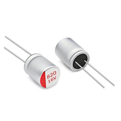 China Factory 16V 820UF 8*12 Smd Palladium Standard Direct Power LORIDA High Density Fast Charging Semiconductor Aluminum Electrolytic Capacitor for sale