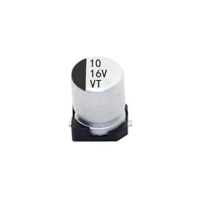 China Air Conditioner Standard Motor General Purpose 10UF 16V 4*5.4Mm General Purpose Goods Quality LORIDA Smd Aluminum Electrolytic Capacitors for sale