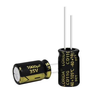 China Wholesale price 25V 4700UF 16*25 8000hour long life standard immersion typemica high quality LORIDA aluminum electrolytic capacitor for sale