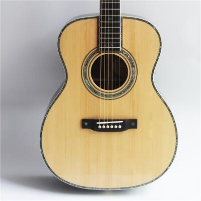 China FIR OM SOLID style 40 inch acoustic guitar, handmade solid wood guitar, for sale