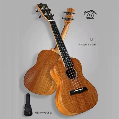 China Snail M1 Mahogany Wood Concert and Tenor Ukulele for sale