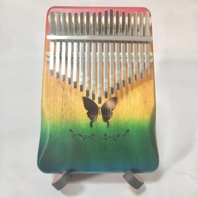 China 17 Key Solid Mahogany Kalimba, Solid Mahogany Wood Kalimba, Thumb Piano Kalimba Musical Instrument with Accessories and Collecting for sale