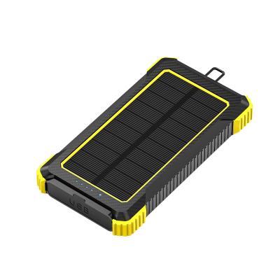 China Outdoor Office Home 2022 Trending Products Hot Sale 5V-2A 10000mah Charger Portable Outdoor Solar Power Banks For Mobile Phone for sale