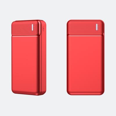 China Office Home Outdoor Customize OEM ODM Li-polymer Battery Portable Cell Phone Power Bank Charger 20000mah for sale