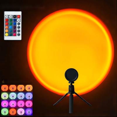 China Other Ambient Light Brand New Upgrading RGB 16 Colors Popular Sunset Lamp With Remote Control for sale