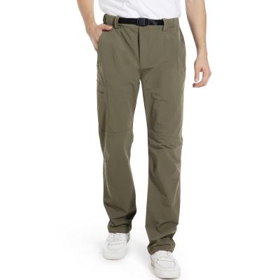 China Breathable Rise Cargo Pants Quick Dry Lightweight Rain Pants Waterproof Breathable Men's Outdoor Pants for sale