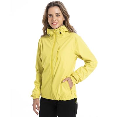 China Rainjacket Breathable Waterproof Raincoat Clothing Anorak Outdoor Jacket With Hood Lightweight Women Outdoor Jackets for sale