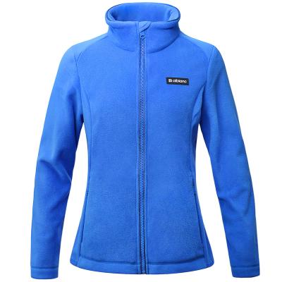 China Women's Coats Fleece Fleece Jacket Stock Lady's Breathable Lightweight Outer Long Sleeve Elastic Soft-SHELL Stand-Collar Jacket for sale