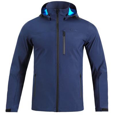 China Waterproof Mens Fleece Jacket Lined Hood Waterproof Lightweight Men Outdoor Jackets Removable for sale