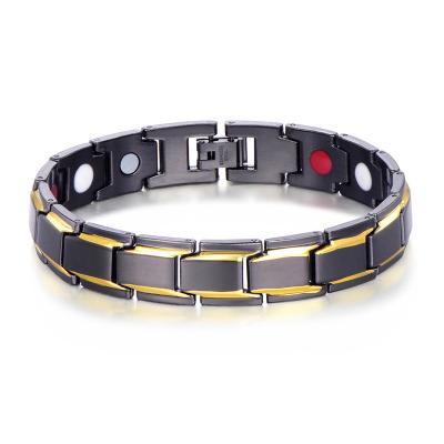 China 2022 Mode Energy Therapy Ceramic Bracelet Anti Radiation Healthy Casual/Sporting Magnetic Clasp for sale