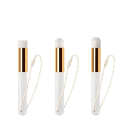 China Female Nose Wash Blackhead OEM Eye Care Makeup Cleaning Brush Whips Eyelash Extension White Cleansing Make Up Brushes for sale