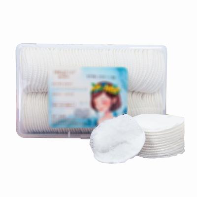 China Wholesale 100PCS Makeup Remover Hypoallergenic Private Label 100% Organic Cotton Pads for sale