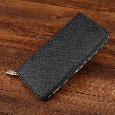 China Cartera auténtica del cuero del negro de la PU de los pedazos multi de la tarjeta para mujer para poner Iphone 6 más en venta