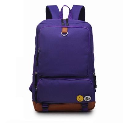 China Multi Function College Student Backpack Light Weight  In Bright Color for sale