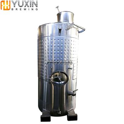 China winery/vineyards/mobile open top fermentation tank cidery/orchard forklift 1000l 2000l 3000l for wine making for sale